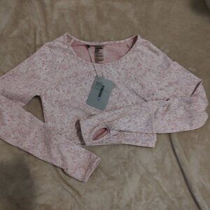 Gymshark long sleeve crop top